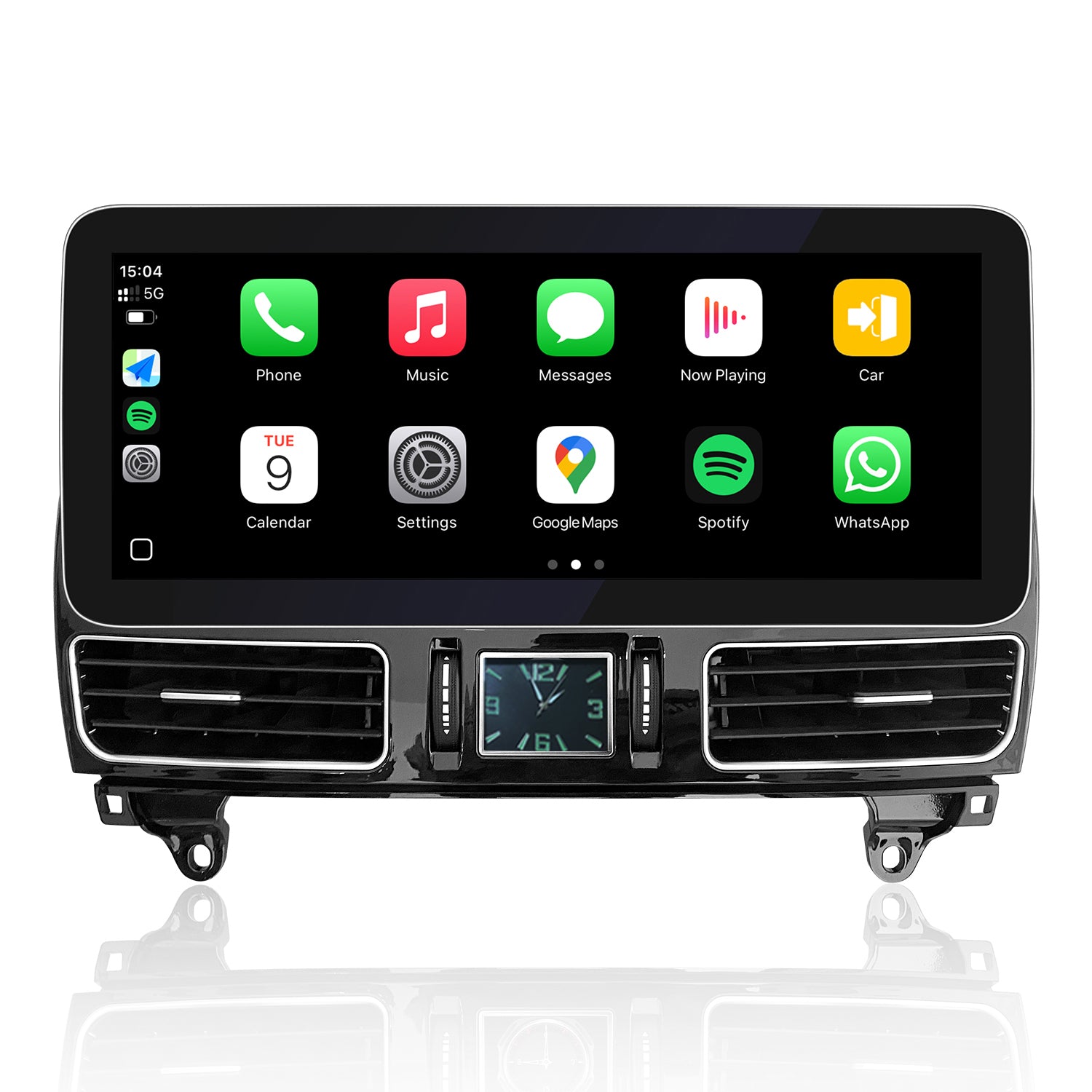 12.3-inch Mercedes Benz ML GL car radio touchscreen with CarPlay and Android Auto