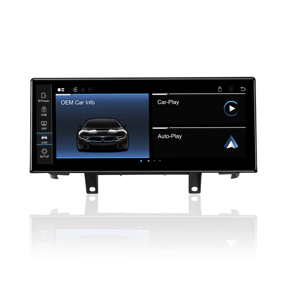 PEMP (9645) Ultra-Thin Linux 12.3" Screen for BMW X5 F15 NBT Wired and Wireless Apple CarPlay Retrofit Android Auto use The OEM Bluetooth (2013-2016)