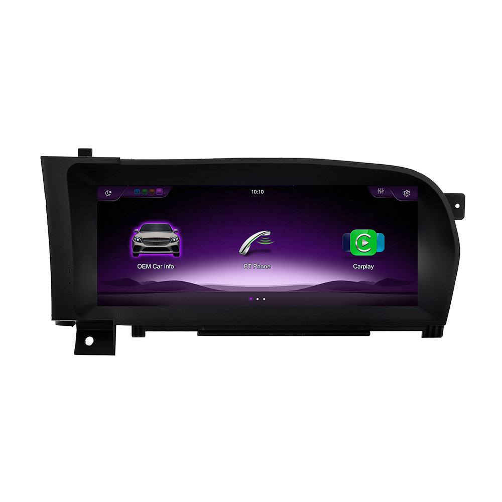 PEMP (6L21) Linux Screen Style W221 W216 CarPlay Android Auto 10.25" 1920 x 720 Display for Mercedes S Class NTG 3.0 3.5 (2006-2013)