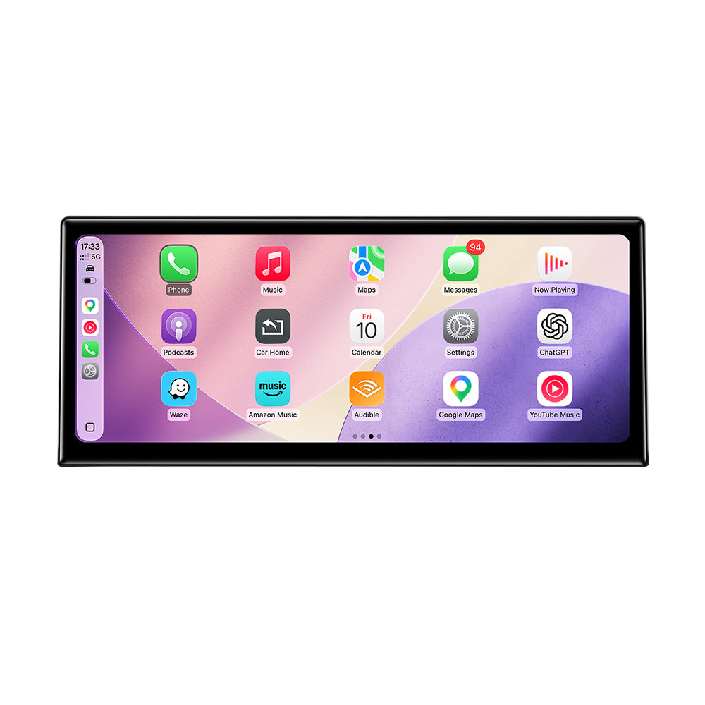 PEMP (9803) Ultra-Thin Linux 12.3" Screen for BMW i3 EVO (2018-) Wireless and Wired CarPlay Android Auto Screen Calls Using The OEM Bluetooth .
