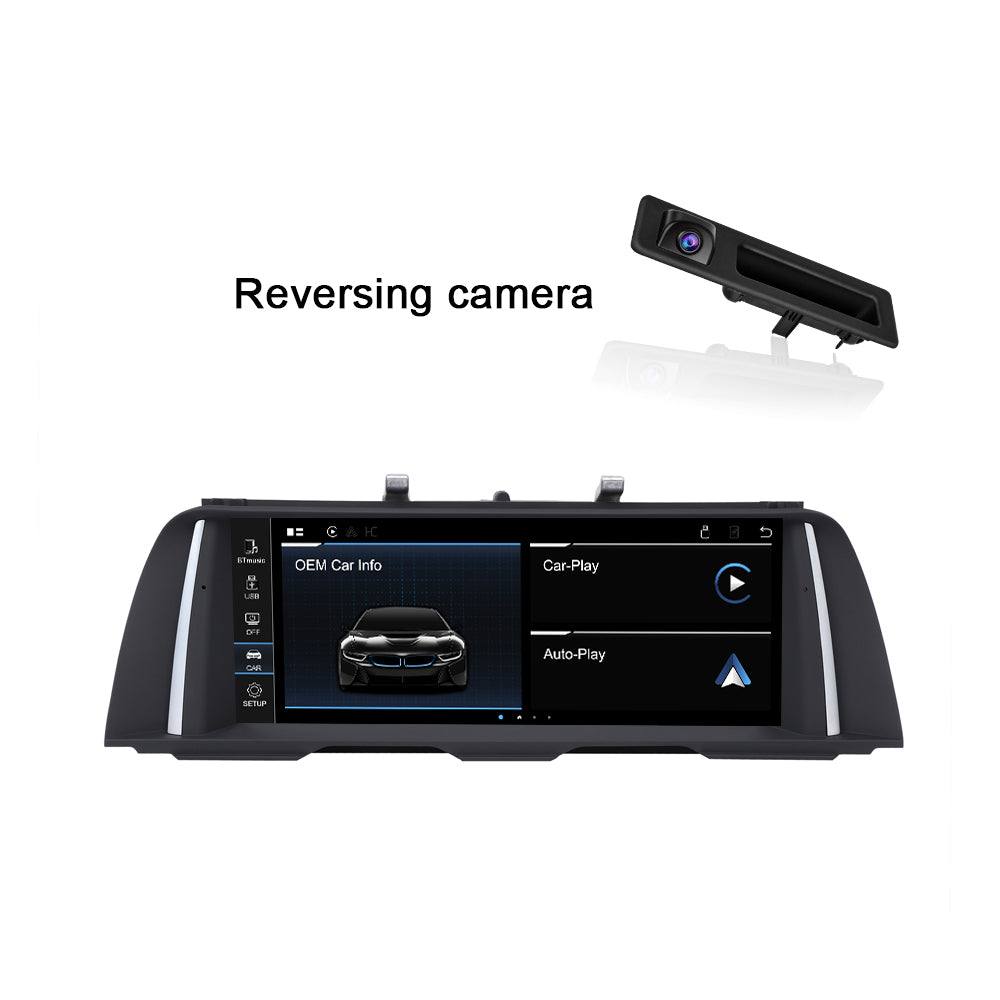 PEMP (9208) Linux Screen, Wired and Wireless Apple CarPlay Retrofit Android Auto，10.25" 1920 x 720 Display Mirror Link Car Radio Bluetooth Video Player Screen，for BMW 5 Series F10 F11 CIC(2011-2012)