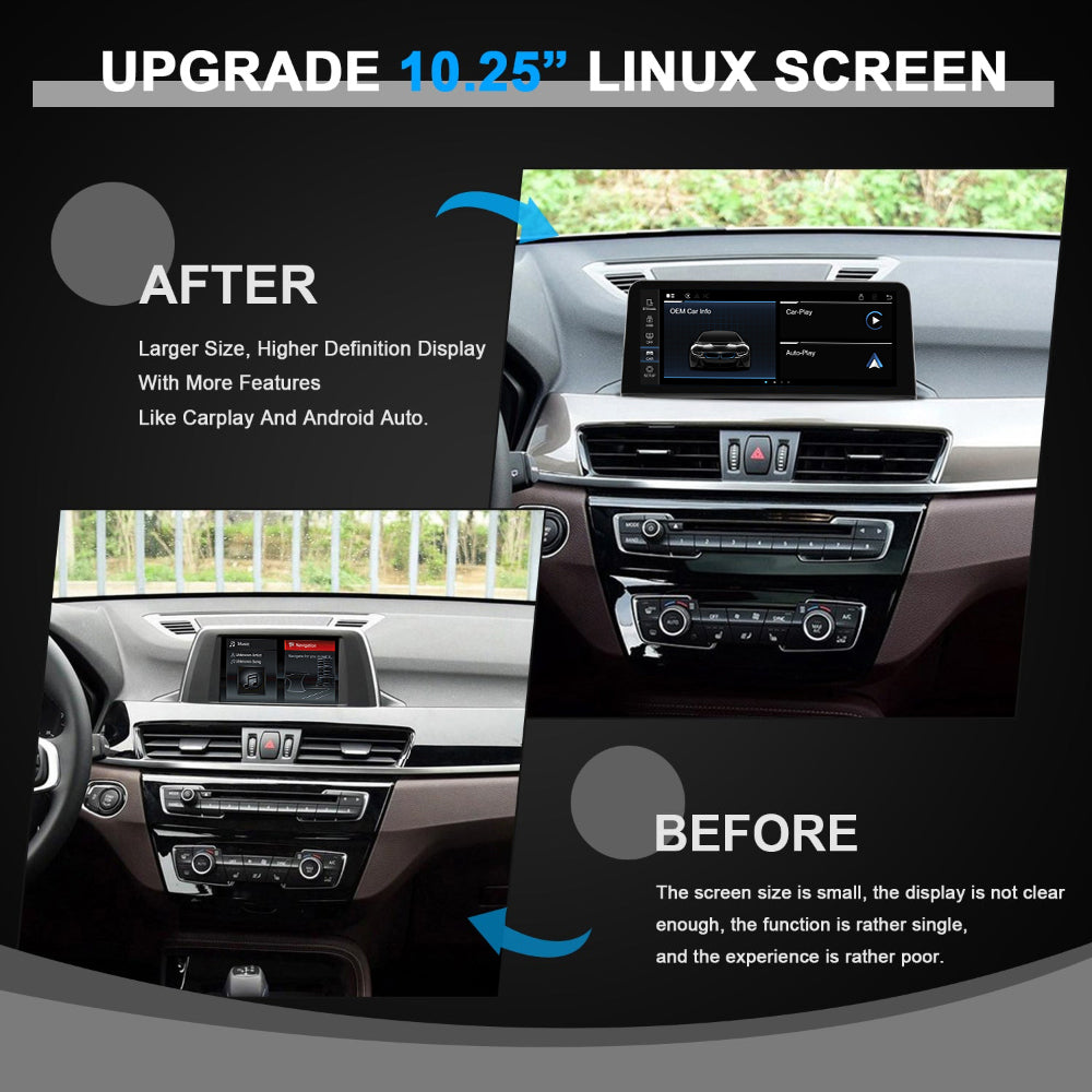 BMW X1 CarPlay Android Auto Screen Solutions – PEMP Car Audio