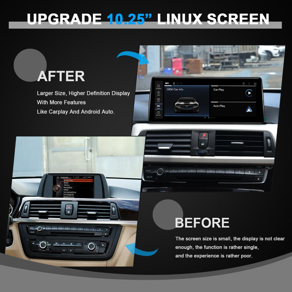 Apple CarPlay BMW F30 | 10.25