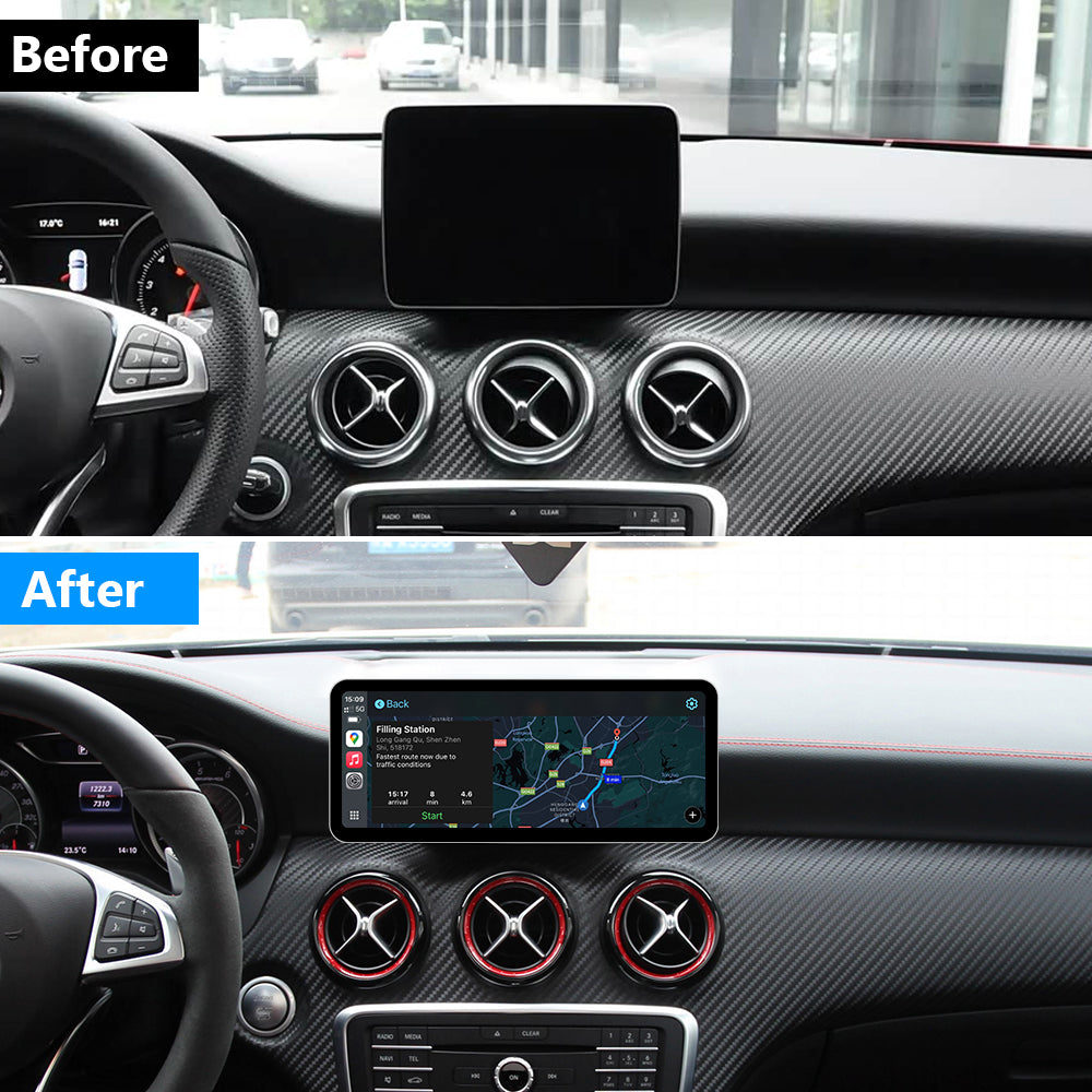 PEMP (S017) X156 C117 X117 W176 Ultra-Thin Android 13 12.3" Screen Car Radio Screen Snapdragon 8-core CPU for Mercedes-Benz 2016-2019 NTG5.0 GLA CLA A Class
