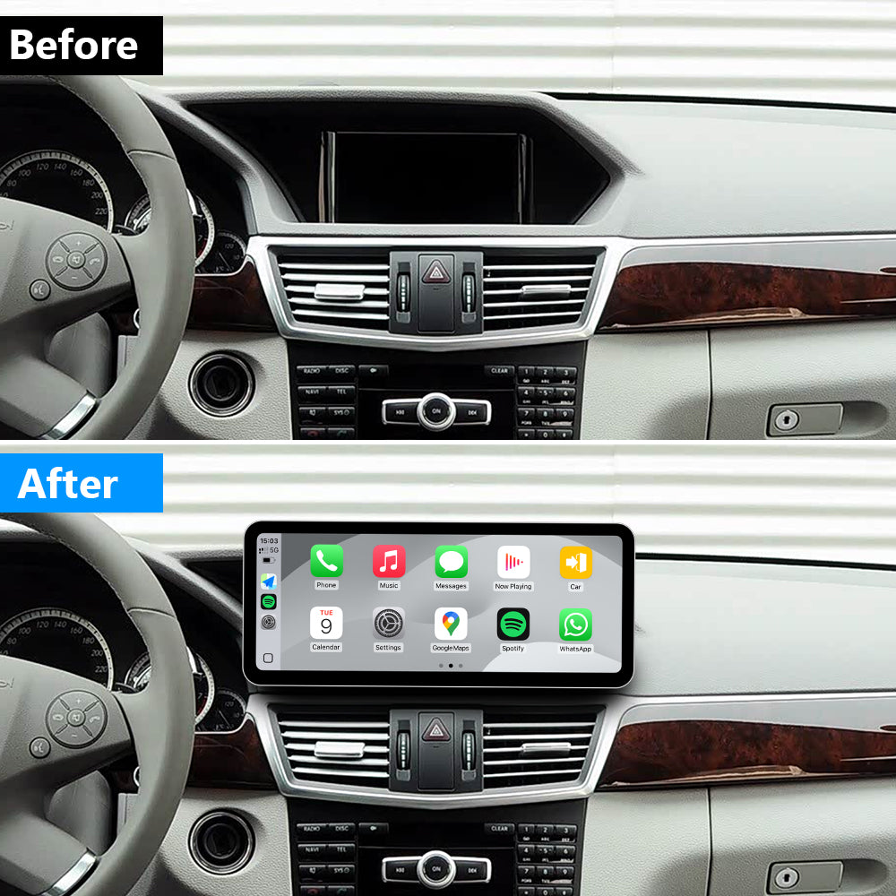 PEMP (S073) W207 Ultra-Thin Android 13 12.3" Screen Car Radio Screen Snapdragon 680 8-core CPU for Mercedes-Benz 2010-2012 NTG4.0 E Class