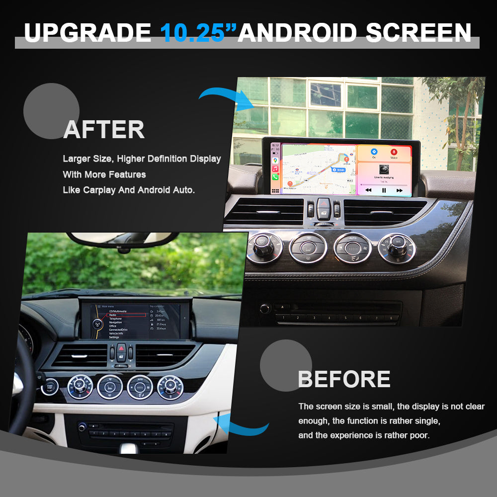 BMW Z4 E89 アンドロイドモニター 12.3''Touch Screen GPS Navigation Android 14 CarPlay For BMW Z4