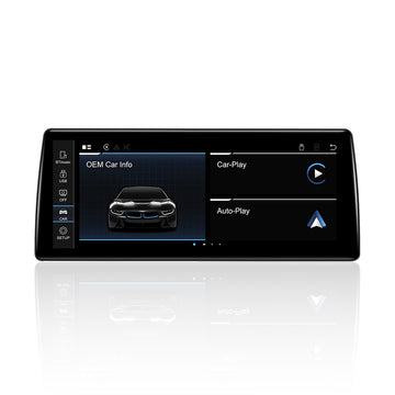 PEMP(9039) Ultra-Thin Linux 10.25" Screen for BMW X1 E84 CIC Wired and Wireless Apple CarPlay (ios26) Retrofit Android Auto 1920 x 720 Display Mirror Link Car Radio Bluetooth Video Player Screen (2009-2015)