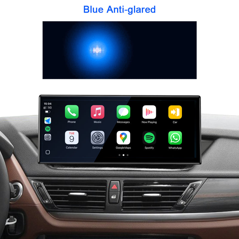 PEMP Ultra-Thin 12.3" Linux Screen for BMW X1 E84, Blue Anti-glared display with CarPlay.