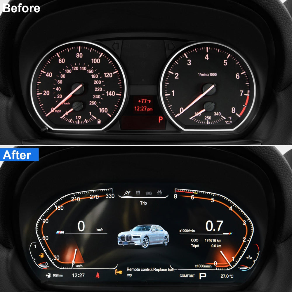 PEMP (DIC-F20) 10.25" Digital LCD Dashboard Cluster, Multiple UI Options for BMW F20 F52 (2013-2020)) Digital Cluster