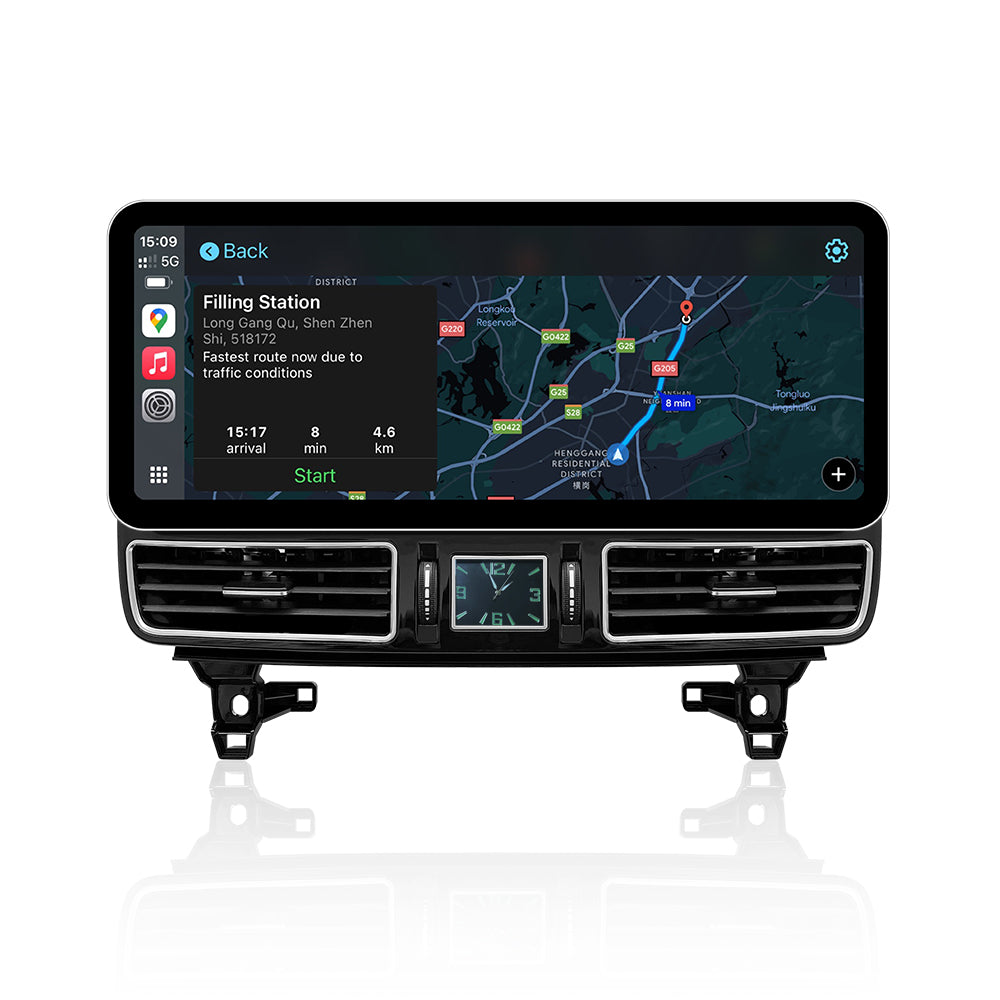 PEMP (SL29) Ultra-Thin 12.3" 1920 x 720 Linux Car Radio Multimedia Screen for 2015-2019 GLE GLS W166/X166 NTG5.0 System, Support Wireless CarPlay Android Auto Use OEM BT Calls Music
